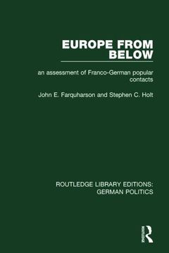portada Europe from Below (Rle: German Politics): An Assessment of Franco-German Popular Contacts