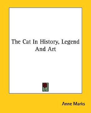 portada the cat in history, legend and art (in English)