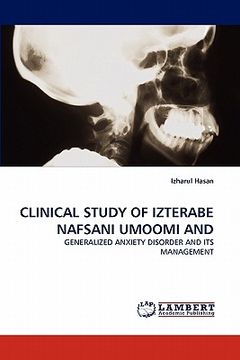portada clinical study of izterabe nafsani umoomi and (en Inglés)