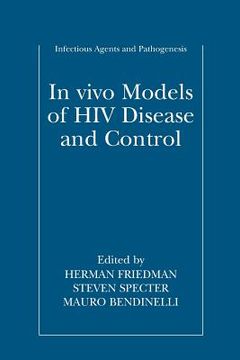 portada In Vivo Models of HIV Disease and Control (en Inglés)