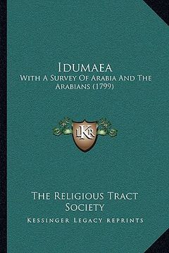 portada idumaea: with a survey of arabia and the arabians (1799) (en Inglés)