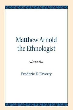 portada Matthew Arnold the Ethnologist (en Inglés)