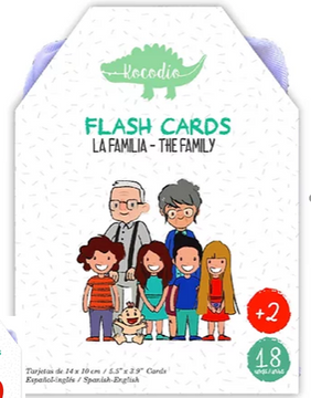 portada Flash Card La Familia (in Español-Inglés)
