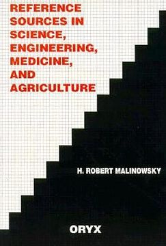 portada reference sources in science, engineering, medicine, and agriculture (en Inglés)