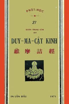portada Duy Ma Kinh (Bản in lần đầu tiên năm 1971) (in Vietnamita)