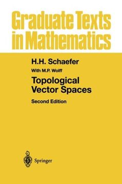 portada Topological Vector Spaces (Graduate Texts in Mathematics)