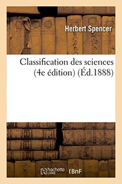 portada Classification des Sciences (4e Édition) (Sciences Sociales) (in French)