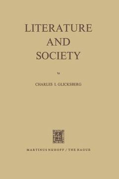 portada Literature and Society (en Inglés)