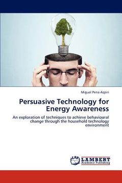 portada persuasive technology for energy awareness (en Inglés)