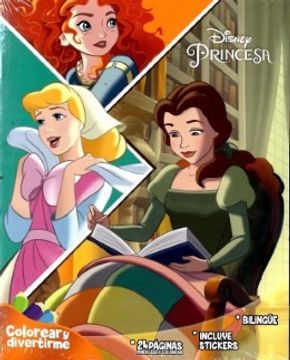 portada Disney Princesa Colorear y Divertirme