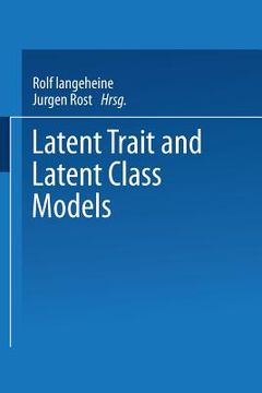 portada Latent Trait and Latent Class Models (en Inglés)