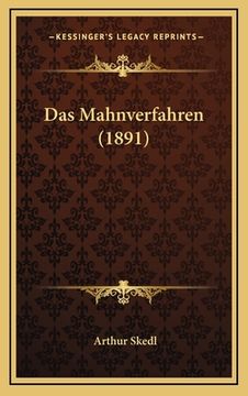 portada Das Mahnverfahren (1891) (en Alemán)