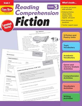 portada Evan-Moor Reading Comprehension: Fiction Grade 3, Homeschooling and Classroom Resource Workbook, Realistic Fiction, Historical Fiction, Poetry,. Tale, Leveled, Greek Legends, Close Reading (in English)