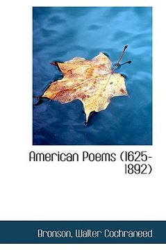 portada american poems (1625-1892)