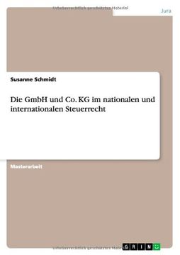 portada Die GmbH und Co. KG im nationalen und internationalen Steuerrecht