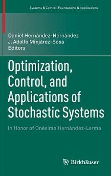 portada optimization, control, and applications of stochastic systems (en Inglés)