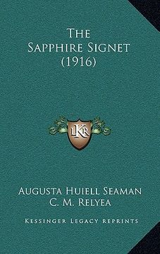 portada the sapphire signet (1916) (en Inglés)