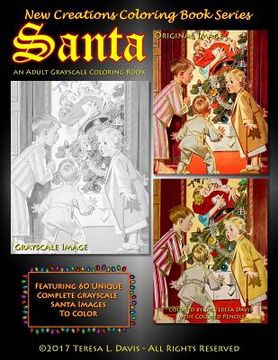 portada New Creations Coloring Book Series: Santa (en Inglés)