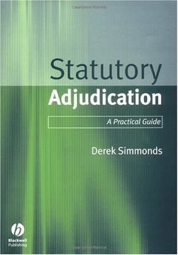 portada Statutory Adjudication: A Practical Guide