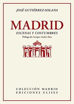 portada Madrid, Escenas y Costumbres