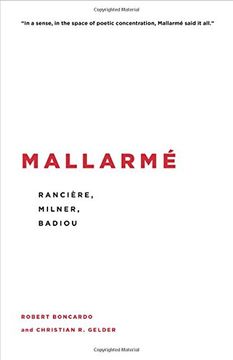portada Mallarme: Ranciere, Milner, Badiou (Insolubilia: New Work in Contemporary Philosophy)