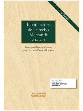 portada Instituciones de Derecho Mercantil. Volumen i (Gran Tratado) (in Spanish)