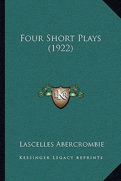 portada four short plays (1922) (en Inglés)