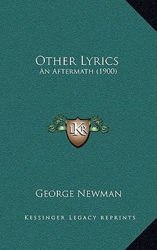 portada other lyrics: an aftermath (1900) (en Inglés)