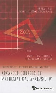 portada advanced courses of mathematical analysis iv