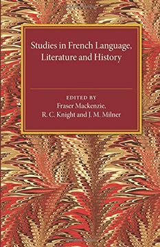 portada Studies in French Language Literature and History (en Inglés)