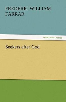 portada seekers after god (en Inglés)