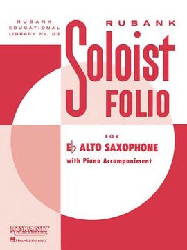 Soloist Folio: Alto Saxophone and Piano (en Inglés)