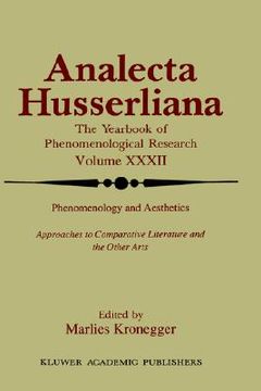 portada phenomenology and aesthetics: approaches to comparative literature and the other arts (en Inglés)