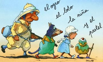 portada El Ogro, el Lobo, la Niña y el Pastel (Ces) (in Spanish)