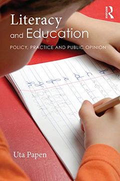 portada Literacy and Education: Policy, Practice and Public Opinion (en Inglés)
