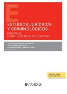 portada Estudios Juridicos y Criminologicos (in Spanish)