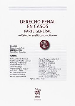 portada Derecho Penal en Casos Parte General -Estudio Analítico-Práctico- (in Spanish)