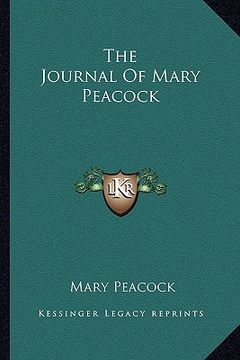 portada the journal of mary peacock