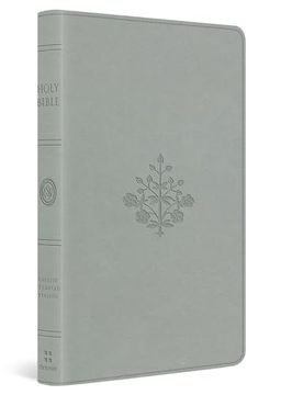 portada Esv Large Print Value Thinline Bible (Trutone, River Stone, Branch Design) (en Inglés)