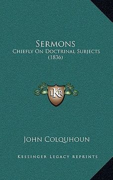 portada sermons: chiefly on doctrinal subjects (1836) (en Inglés)