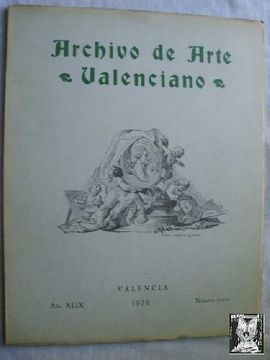 portada Archivo de Arte Valenciano 1978