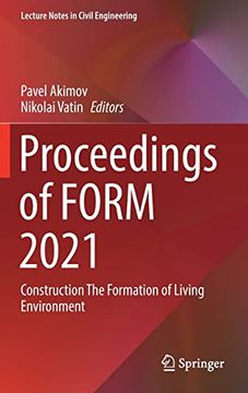 portada Proceedings of Form 2021: Construction the Formation of Living Environment 