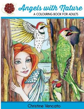 portada Angels with Nature: A Colouring Book for Adults