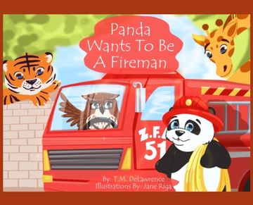 portada Panda Wants To Be A Fireman (en Inglés)