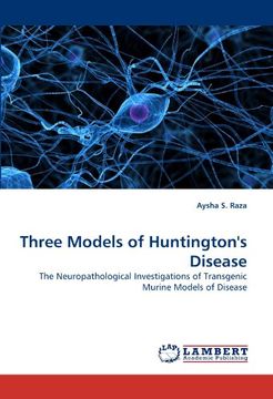portada three models of huntington's disease (en Inglés)