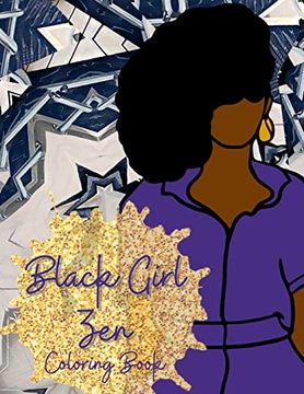 portada Black Girl zen Coloring Book (in English)