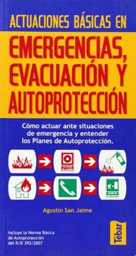 portada actuaciones basicas en emergencias, evacuacion y autoproteccion