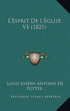 portada L'Esprit De L'Eglise V1 (1821) (en Francés)