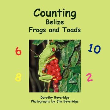 portada counting belize frogs and toads (en Inglés)