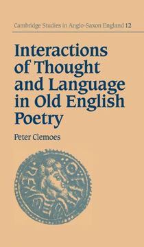 portada Interactions of Thought and Language in old English Poetry Hardback (Cambridge Studies in Anglo-Saxon England) 